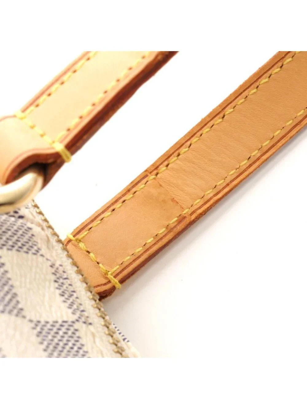 Louis Vuitton Totally PM Damier Azur Tote Bag Canvas White